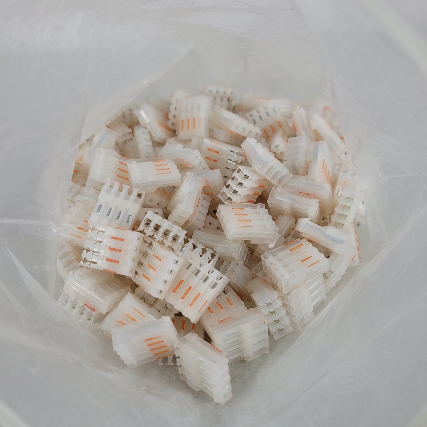 50PCS Pancon wiring terminal 3.96MM spacing 4P 18AWG female plug CE156F18-4-D