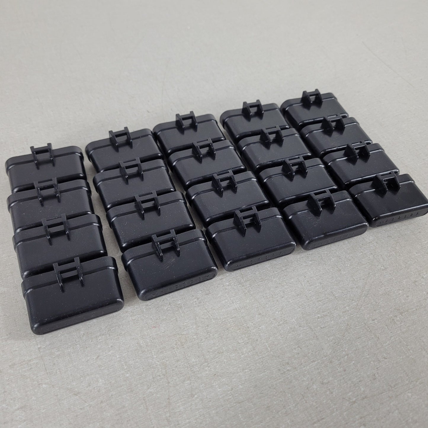 20 Pack Waytek Standard Black Cap Splice System Electrical Connector Cover 38075