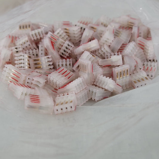 50PC Delphi Aptiv Crimp terminal 2.54mm pitch 4P 22AWG female port CE100F22-4-D