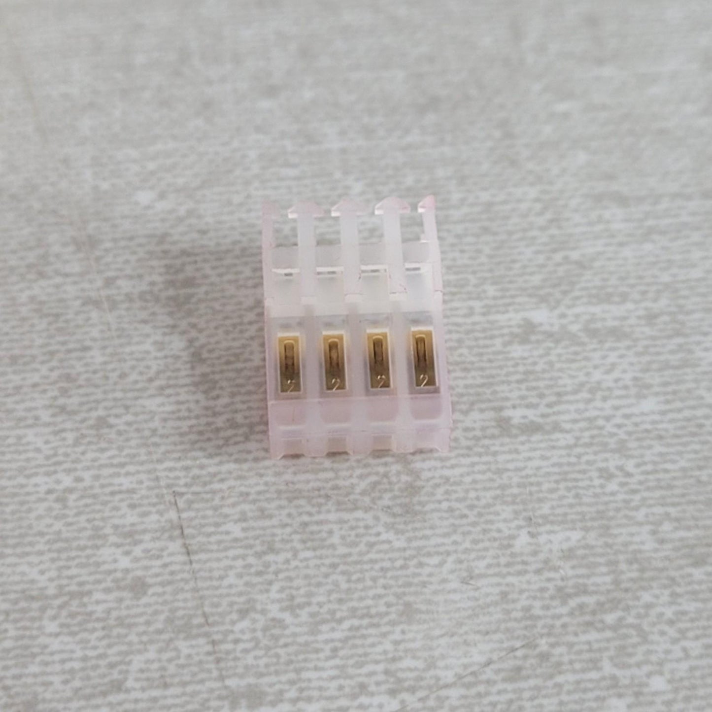 50PC Delphi Aptiv Crimp terminal 2.54mm pitch 4P 22AWG female port CE100F22-4-D