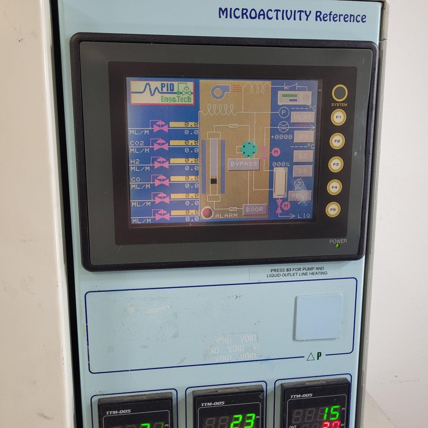 POWERS ON: PID & ENG MICROACTIVITY Reference Catalytic Reactor Testing System