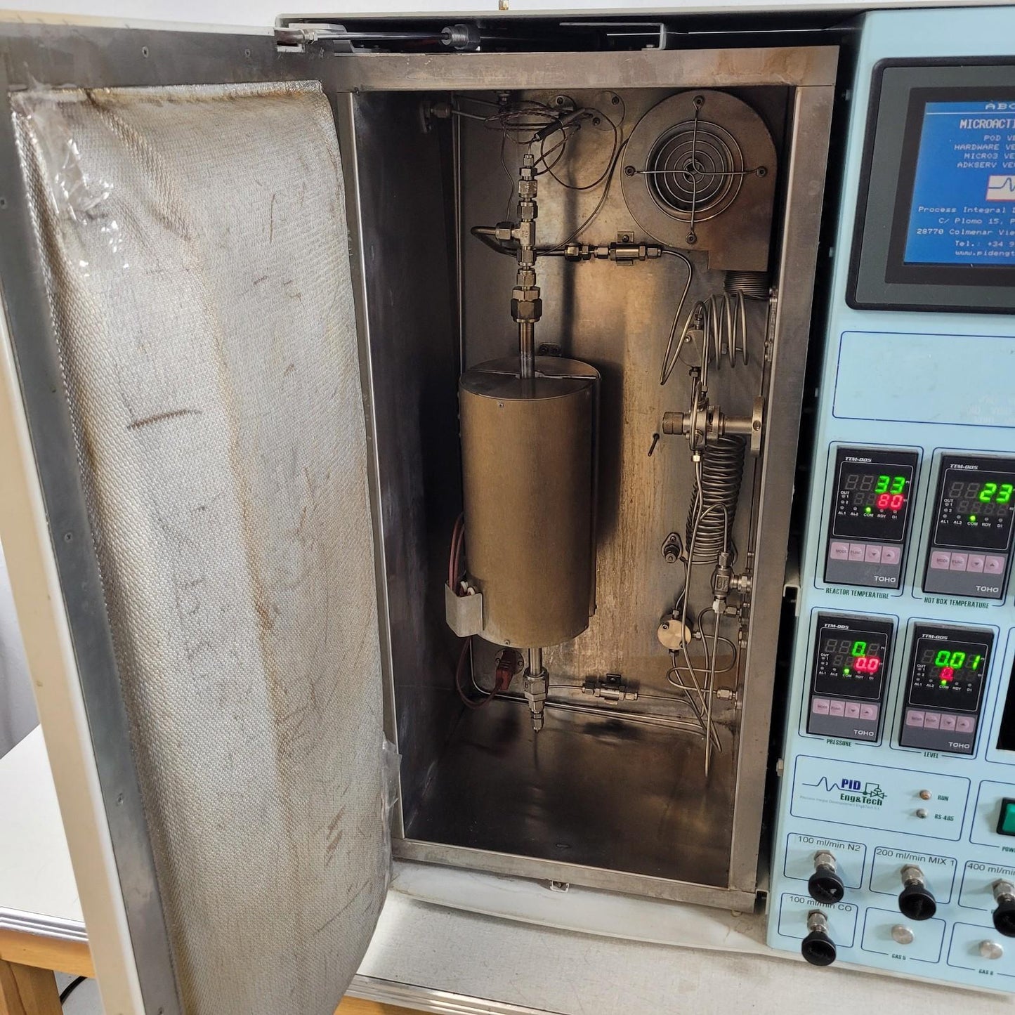 POWERS ON: PID & ENG MICROACTIVITY Reference Catalytic Reactor Testing System