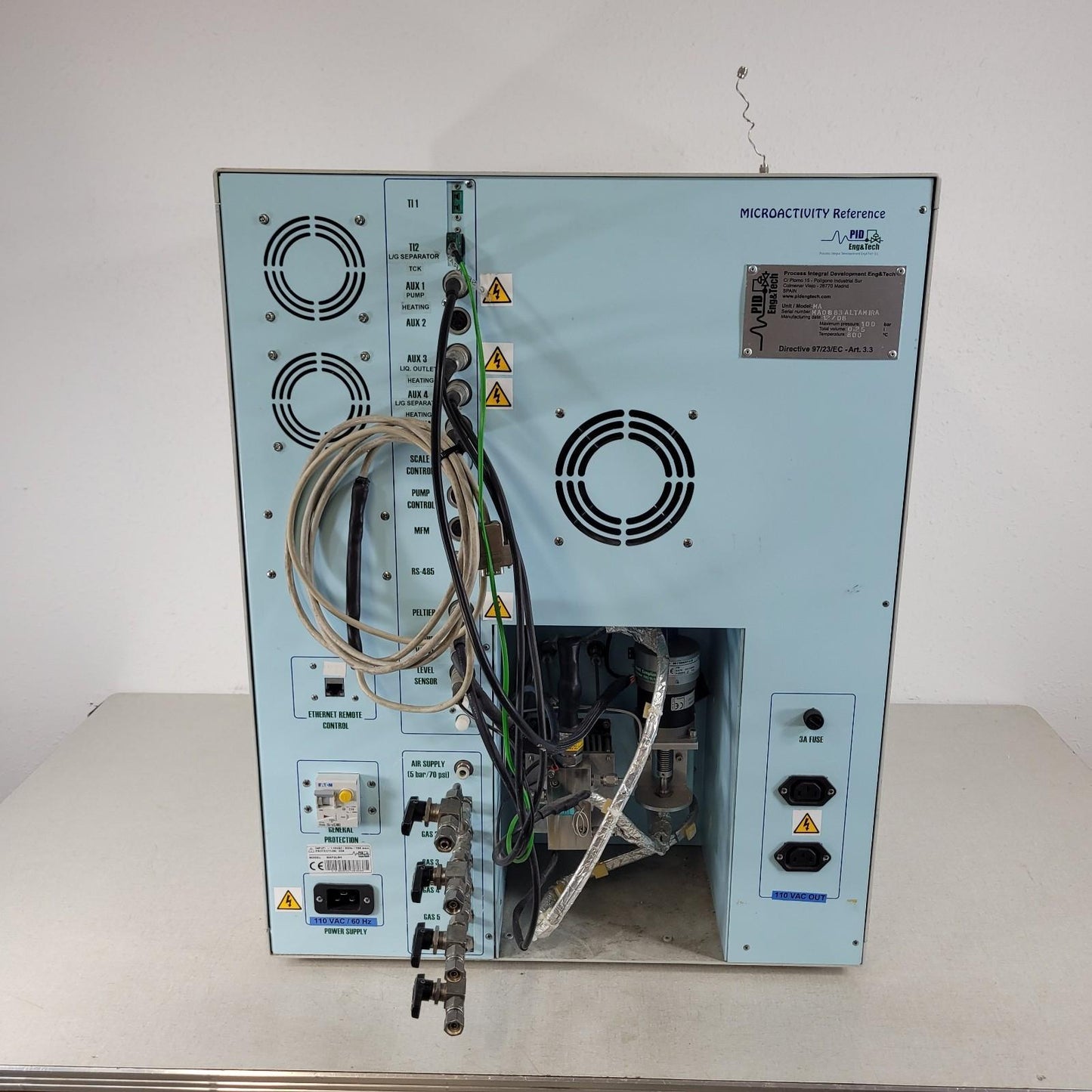POWERS ON: PID & ENG MICROACTIVITY Reference Catalytic Reactor Testing System