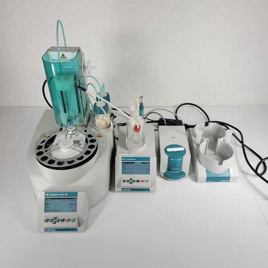Metrohm 885 Compact Oven SC w/ 899 Coulometer and 803 Ti Stand Titration System