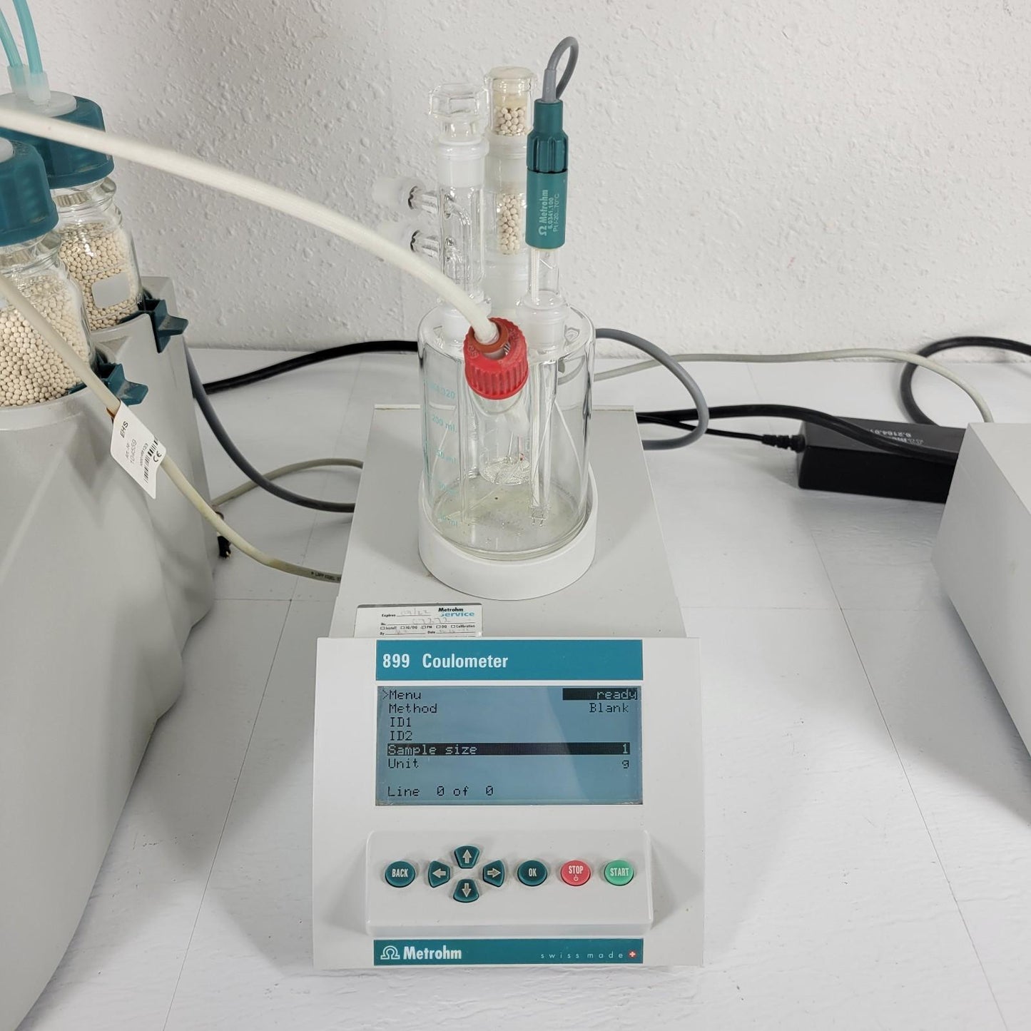 Metrohm 885 Compact Oven SC w/ 899 Coulometer and 803 Ti Stand Titration System