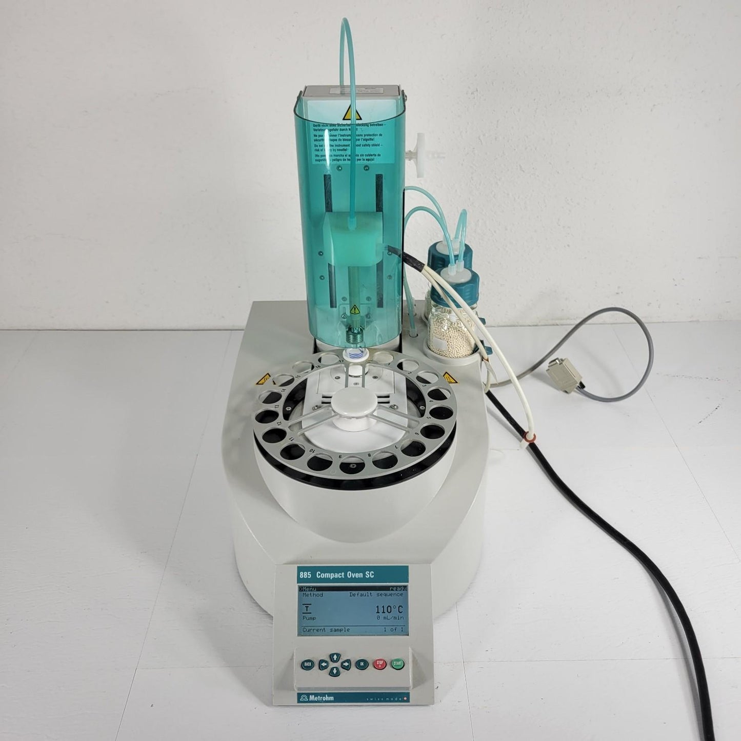 Metrohm 885 Compact Oven SC w/ 899 Coulometer and 803 Ti Stand Titration System