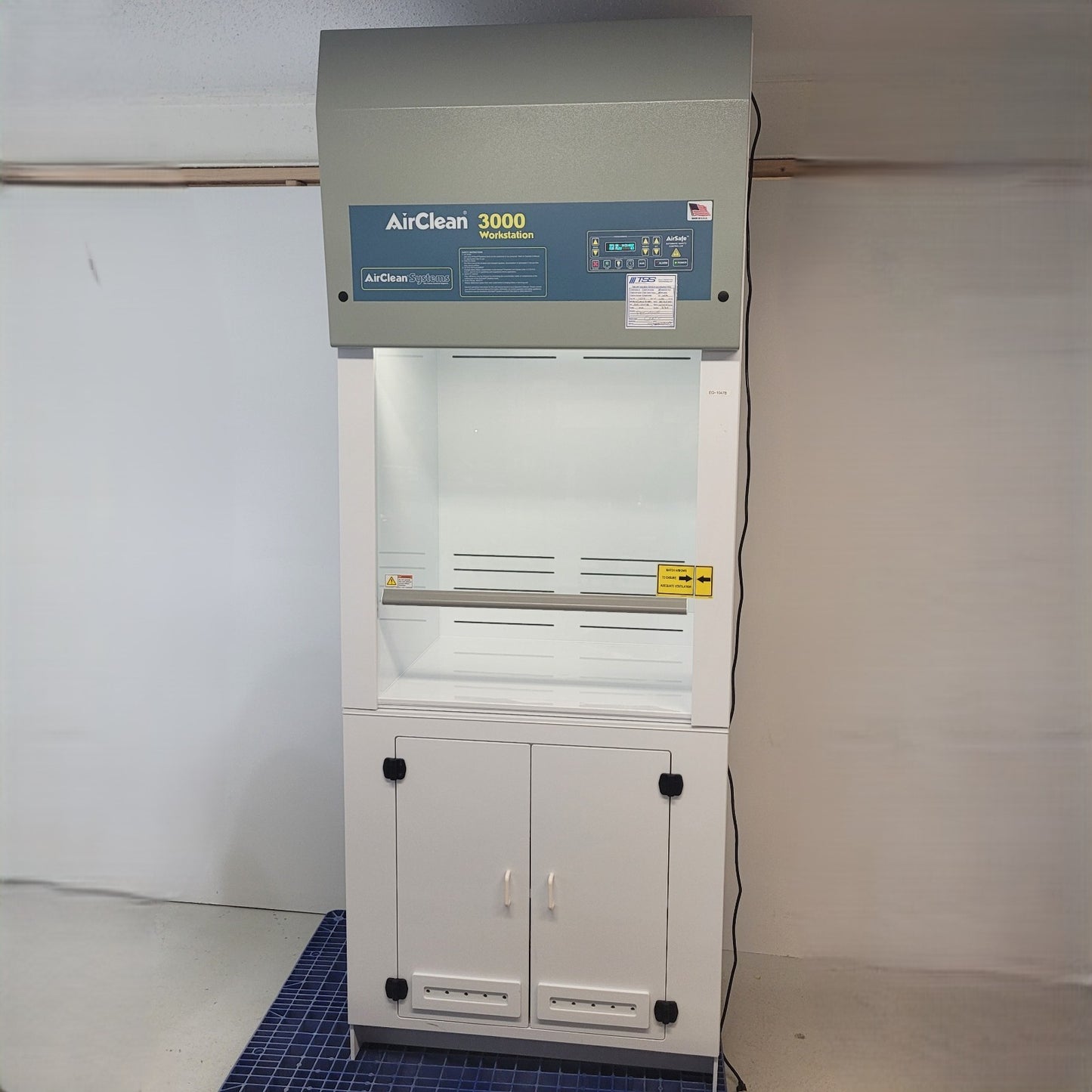 TESTED AirClean Systems AC3000S 36" Ductless Fume Hood Sliding Sash 4x Filters