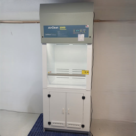 TESTED AirClean Systems AC3000S 36" Ductless Fume Hood Sliding Sash 4x Filters