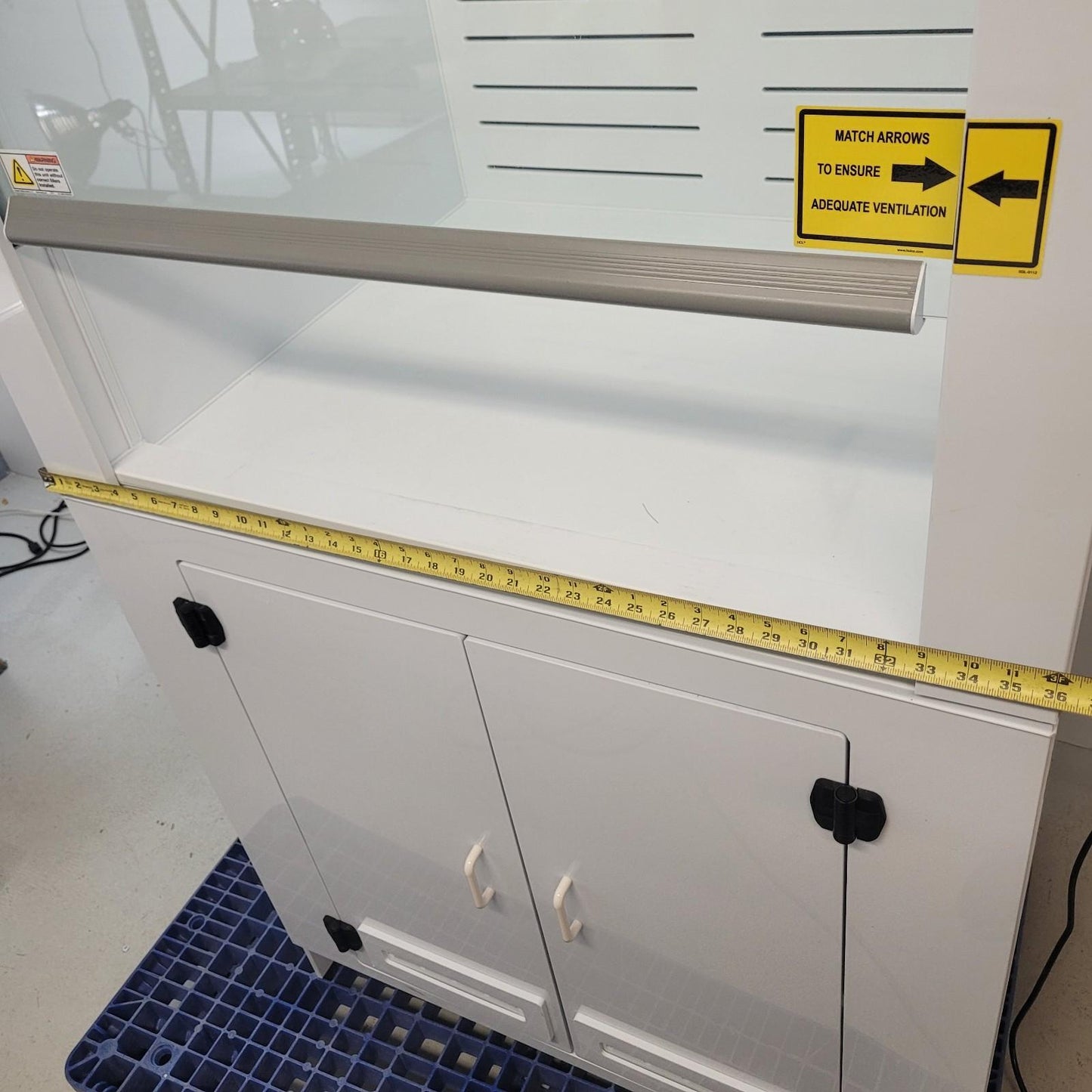 TESTED AirClean Systems AC3000S 36" Ductless Fume Hood Sliding Sash 4x Filters