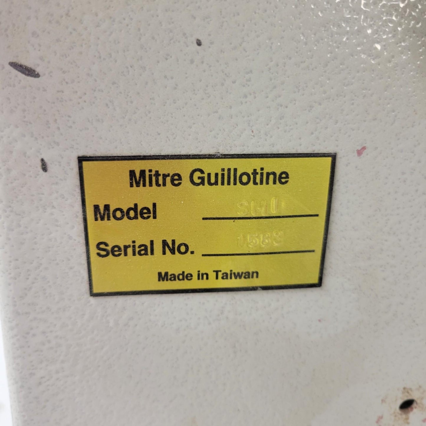 TESTED Mitre Guillotine SMI 45° Picture Frame Moulding Cutter Chopper Trim