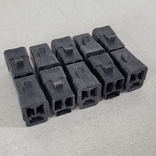 10 Pack Aptiv Delphi Metri-Pack 3-Way Female Connector, Black, 56 Series 2984378