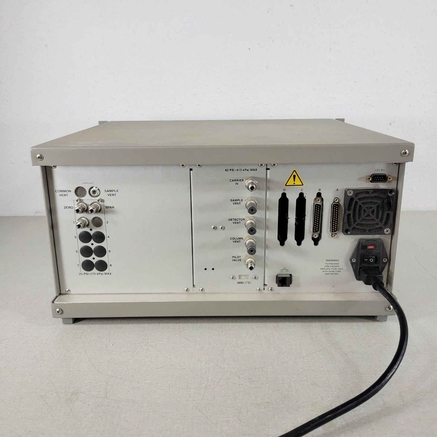 Baseline Mocon 8900 PID ABTEX Multipurpose Gas Chromatograph Dual Gas Monitor