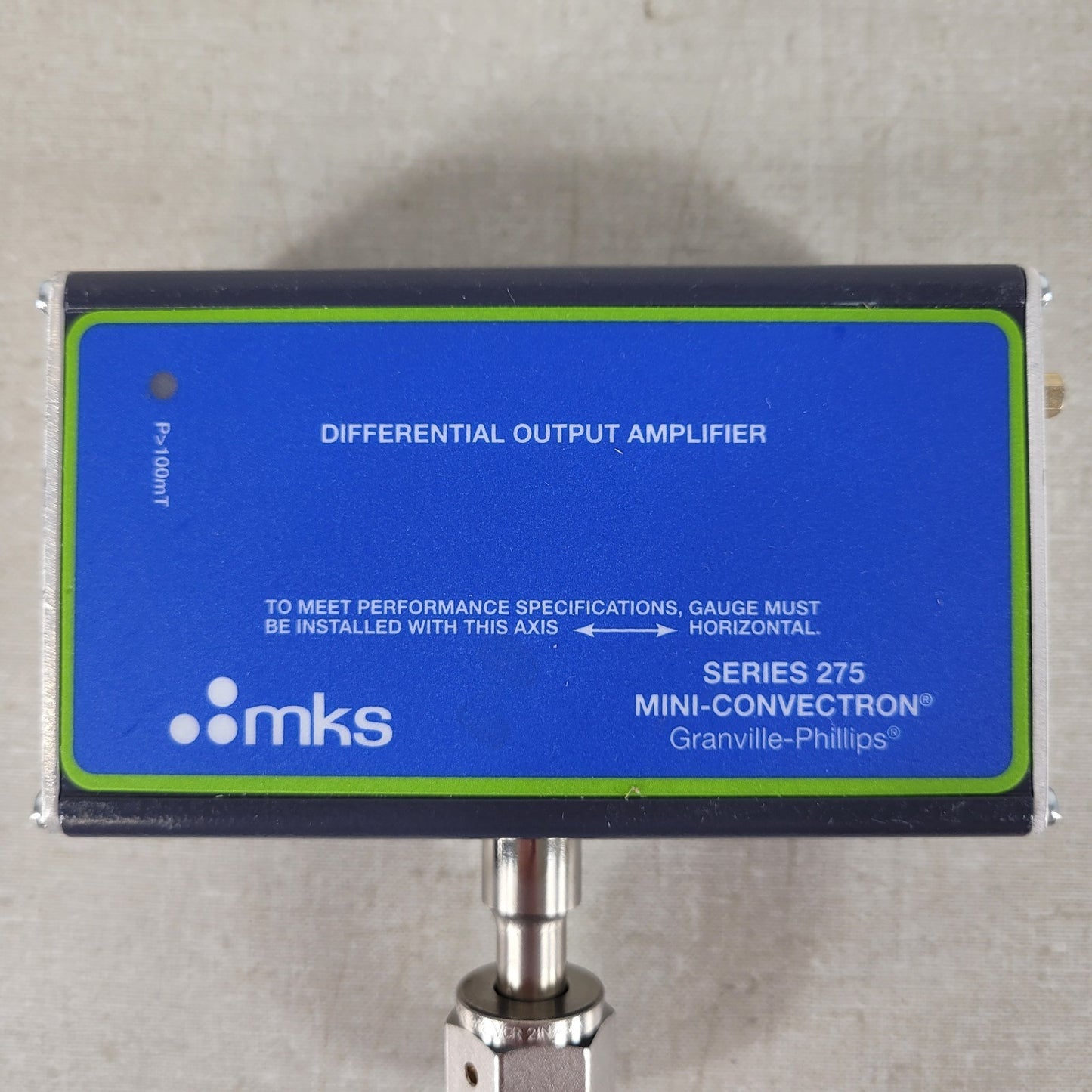 TESTED MKS 2754400GQT Gauge 275 Mini-Convectron Differential Output Amplifier