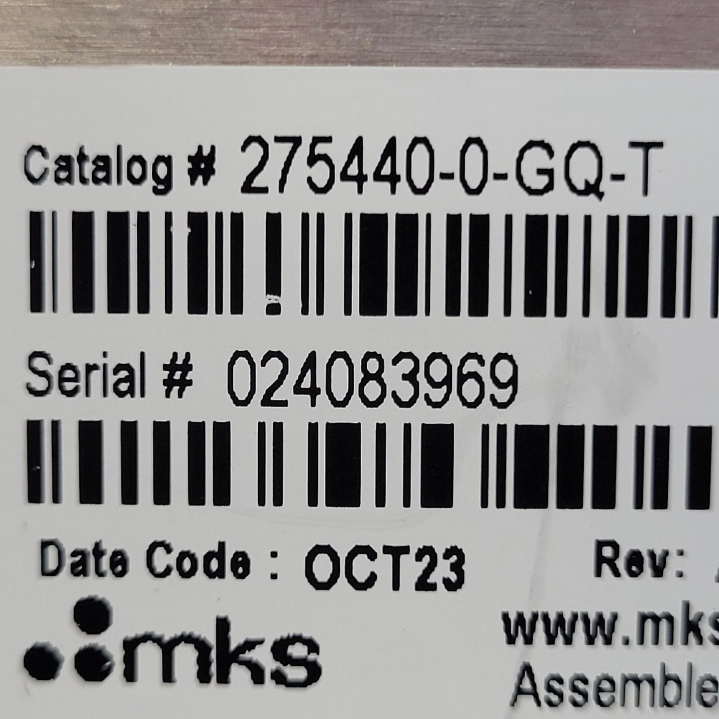 TESTED MKS 2754400GQT Gauge 275 Mini-Convectron Differential Output Amplifier