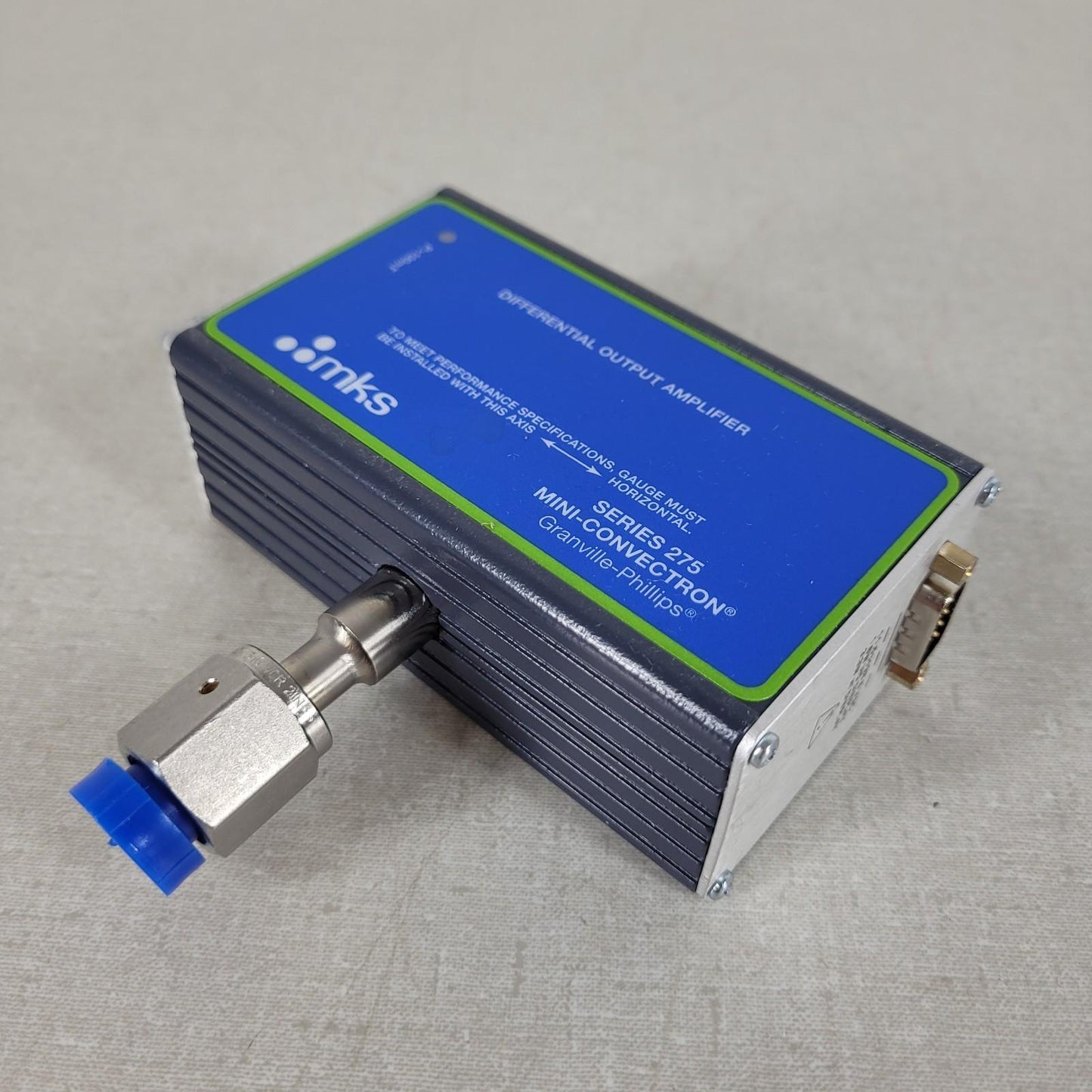 TESTED MKS 2754400GQT Gauge 275 Mini-Convectron Differential Output Amplifier