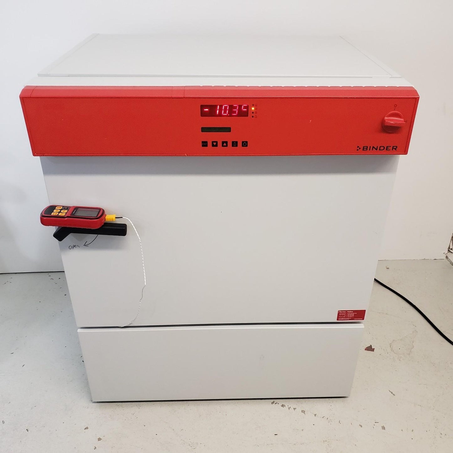 Binder KB115-UL Refrigerated Incubator 115L -5C to 100C Lab Chamber 4.1Cu 120VAC