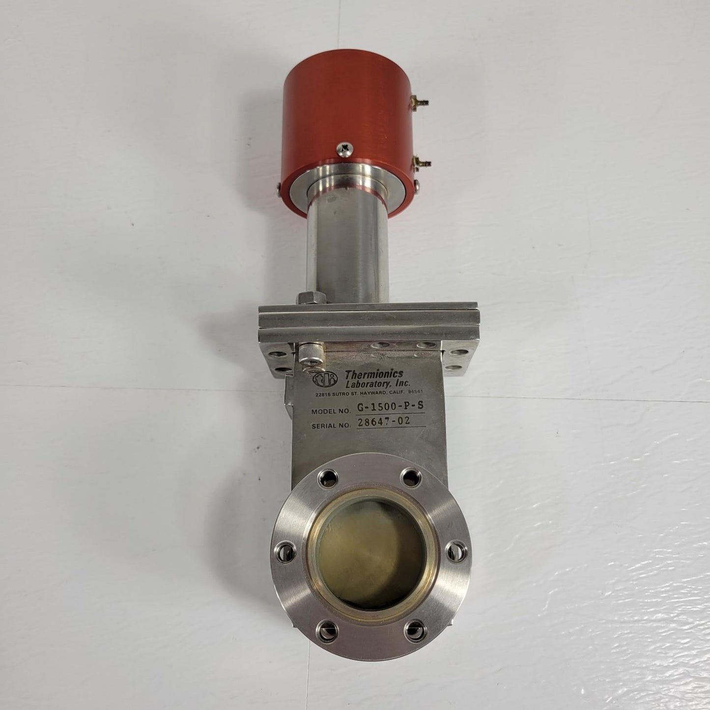 TESTED Thermionics G1500PS Gate Valve O-Ring 2.75" CF DN35CF Conflat Flanges