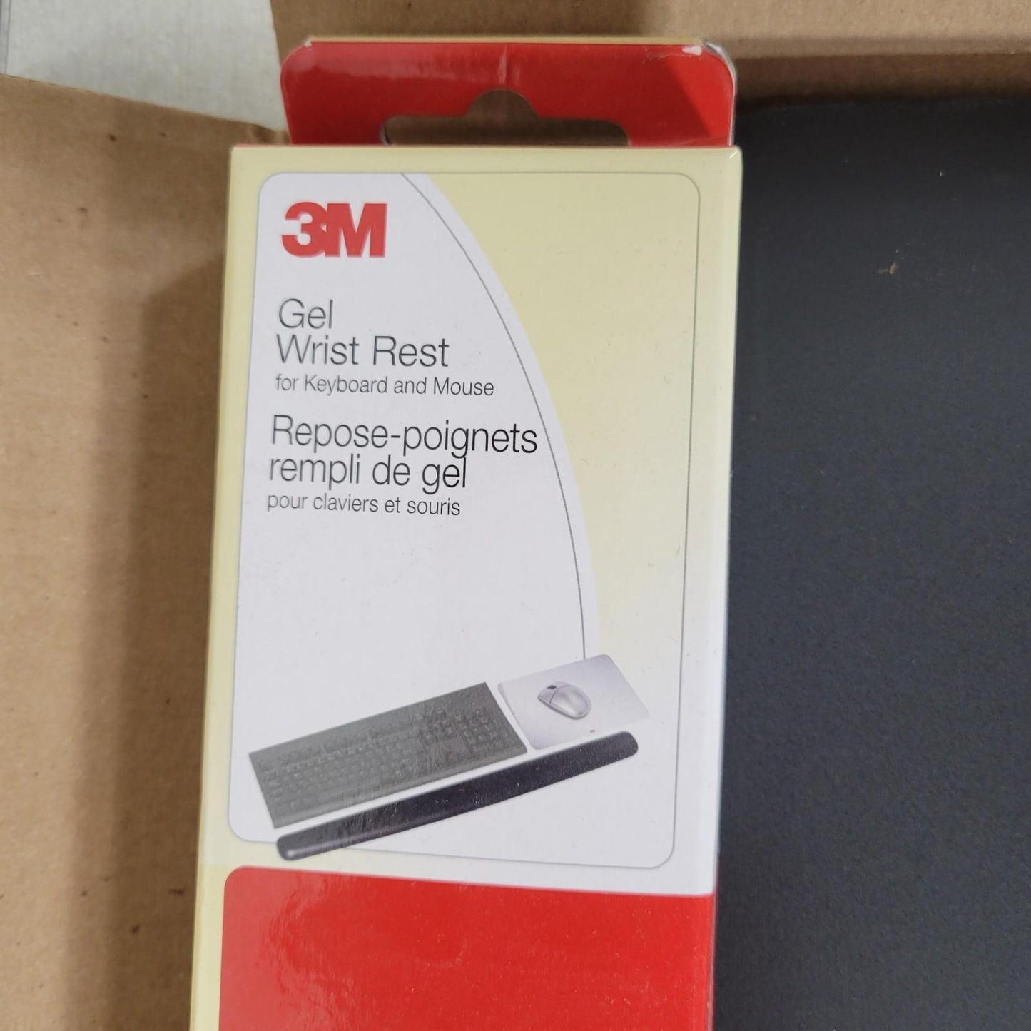 3M KP100LE Adjustable Keyboard Tray 25-1/2" x 12" x 1-1/4" w/ Gel Wrist Rest
