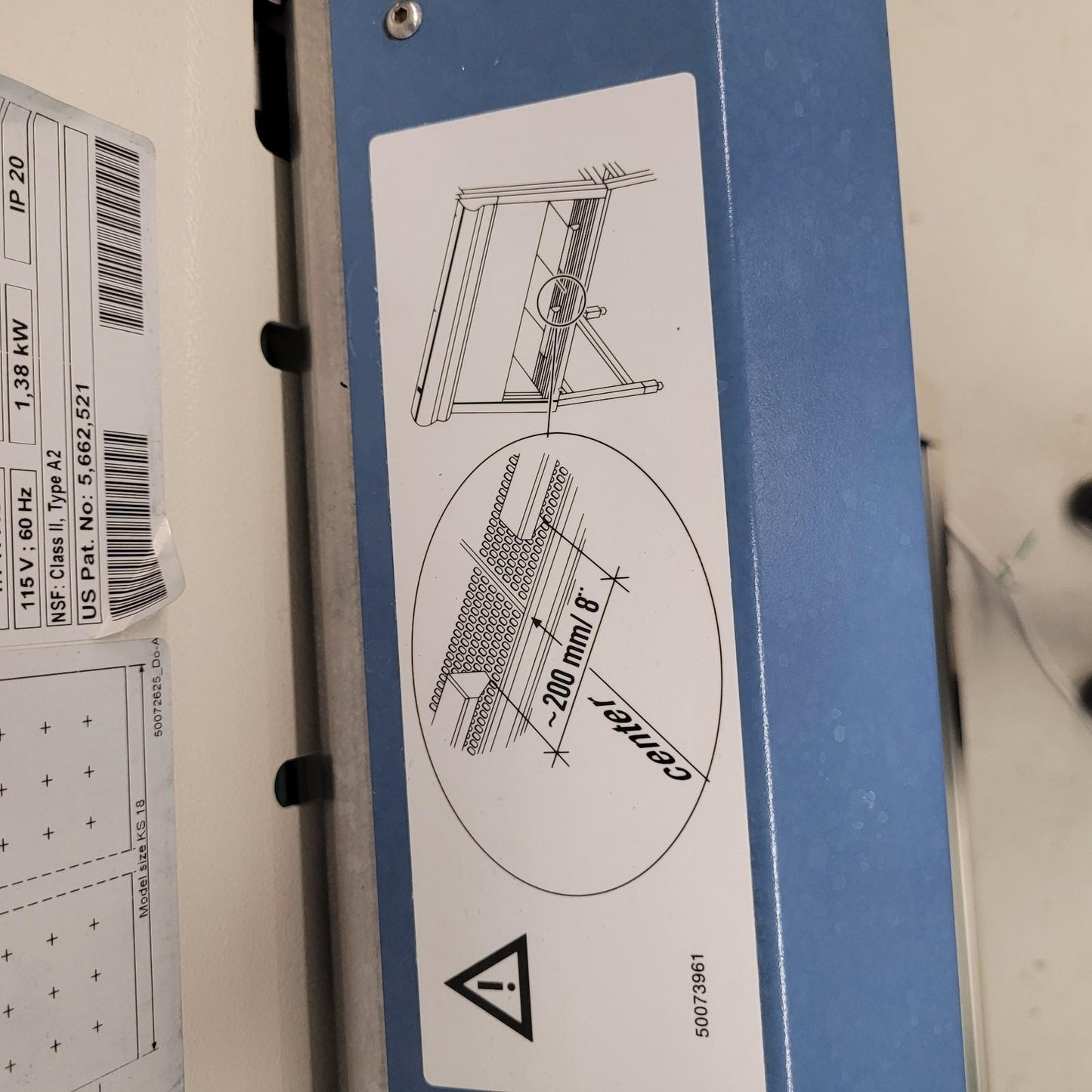 Thermo Scientific HERAsafe KS 18 Class II NSF A2 6' Biological Safety Cabinet