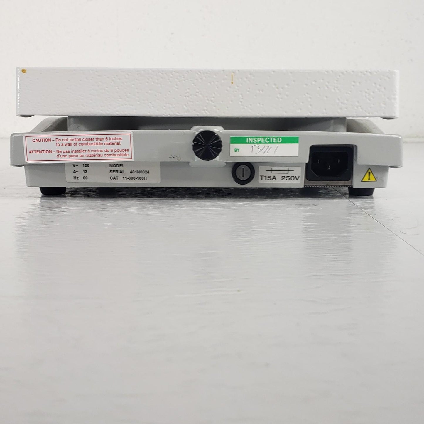 TESTED Fisher Scientific 11-600-49H Isotemp Hot Plate 30-550°C 120V 13A 60Hz