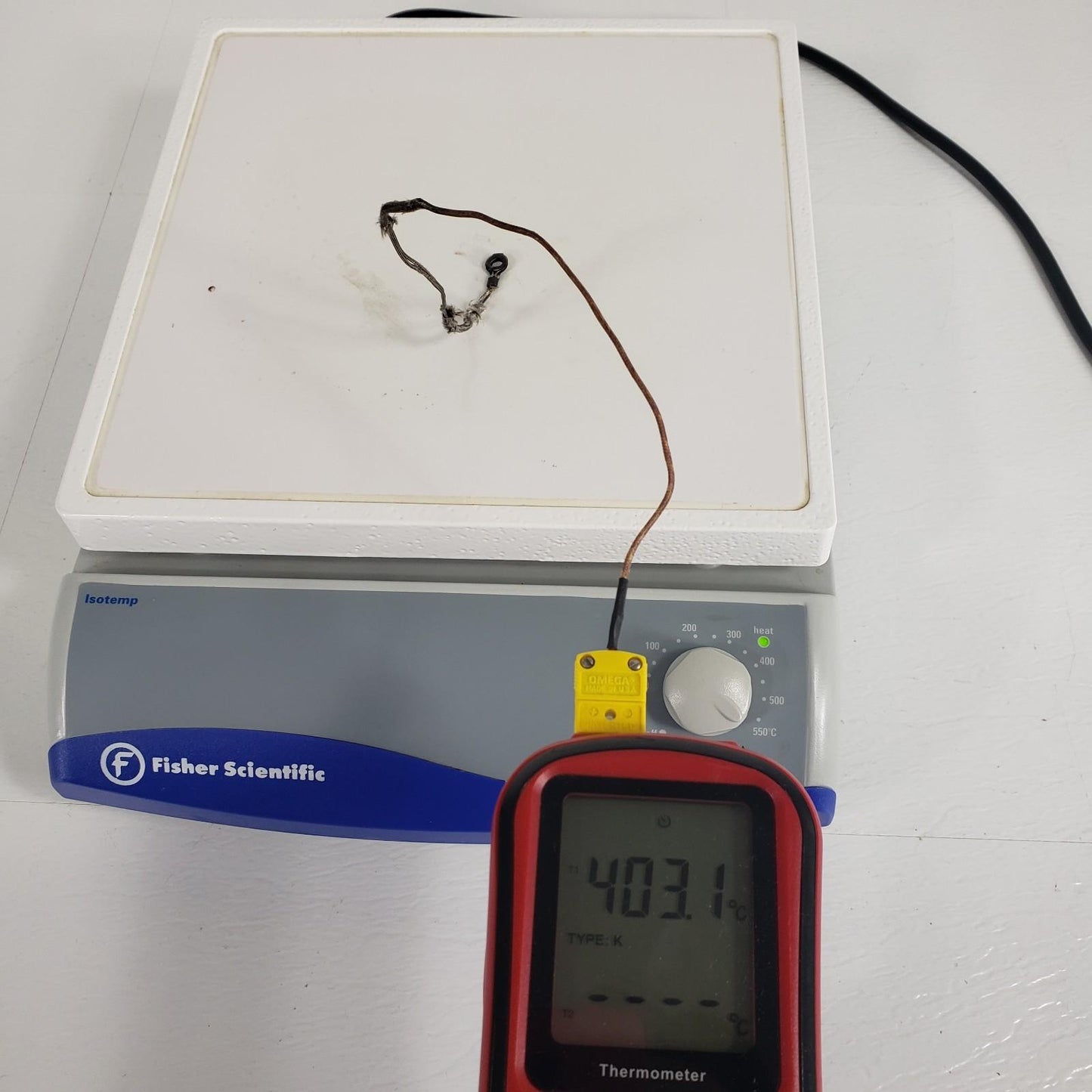 TESTED Fisher Scientific 11-600-49H Isotemp Hot Plate 30-550°C 120V 13A 60Hz