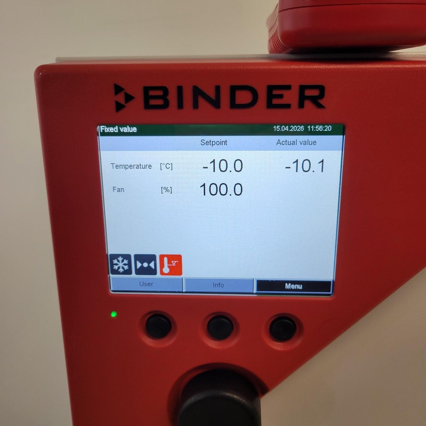 TESTED Binder KB115-UL Refrigerated Incubator 115L -5C to 100C Lab Chamber 4.1Cu
