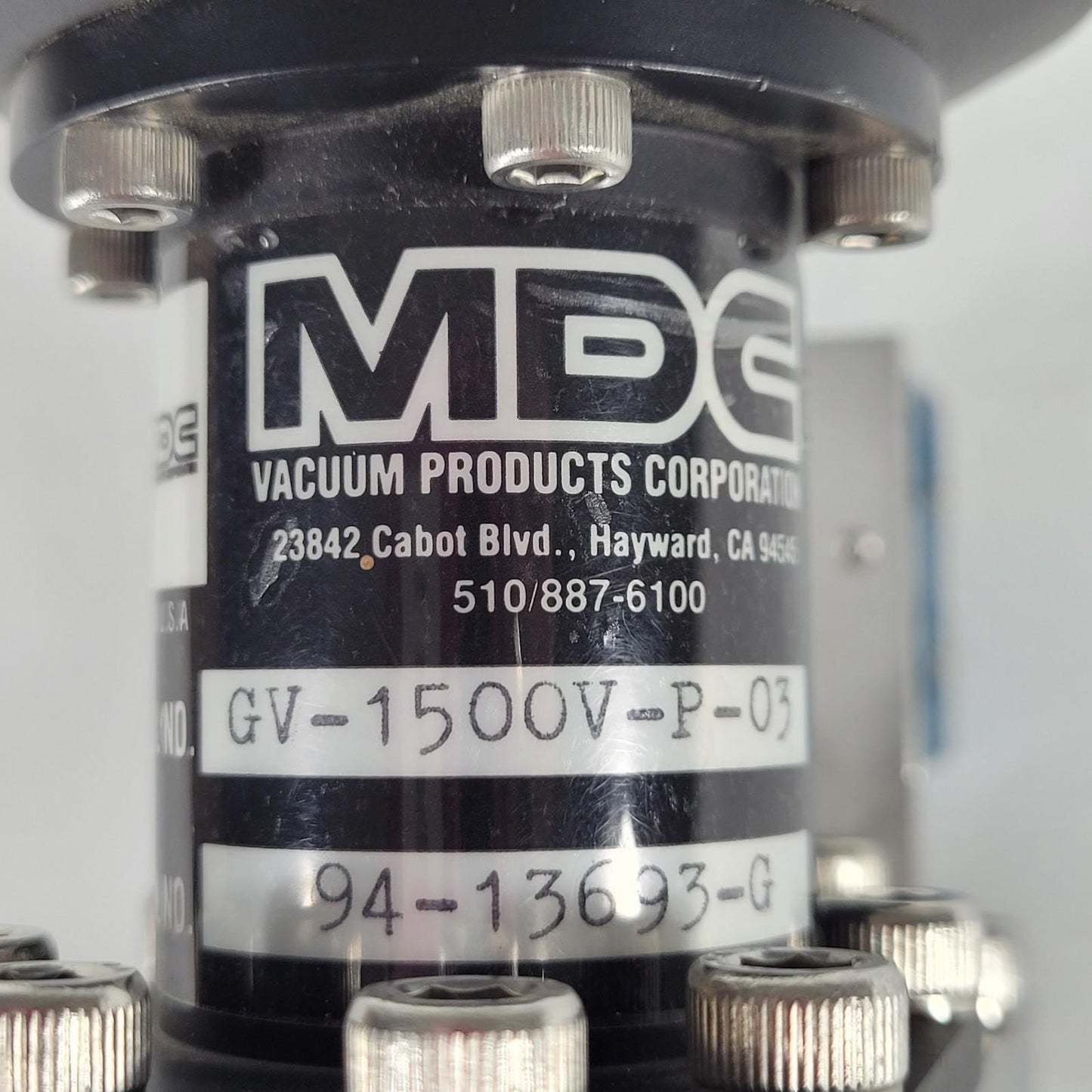 DINGED KNIFE EDGE- MDC GV1500VP03 High Vacuum Gate Valve DN35CF 2.75" CF Conflat