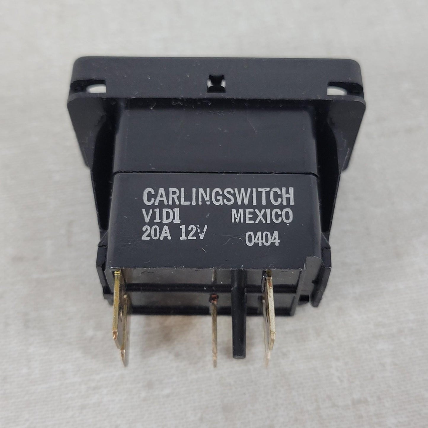 5 Units Carling Switch V1D1 20A 12V Contura Rocker Switch 3-Pin Black Mexico