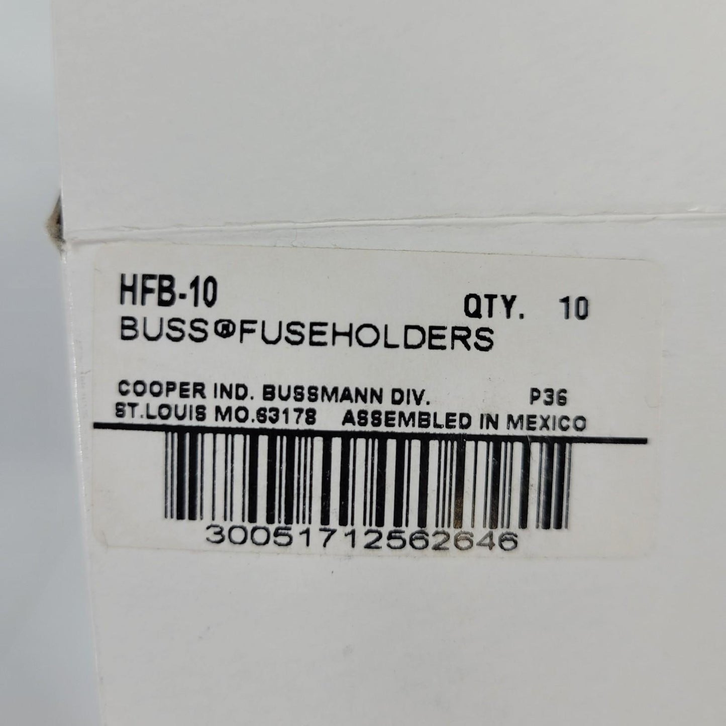 Bussmann HFB-10 In-Line Waterproof Fuse Holders Lot of 38 New Sealed