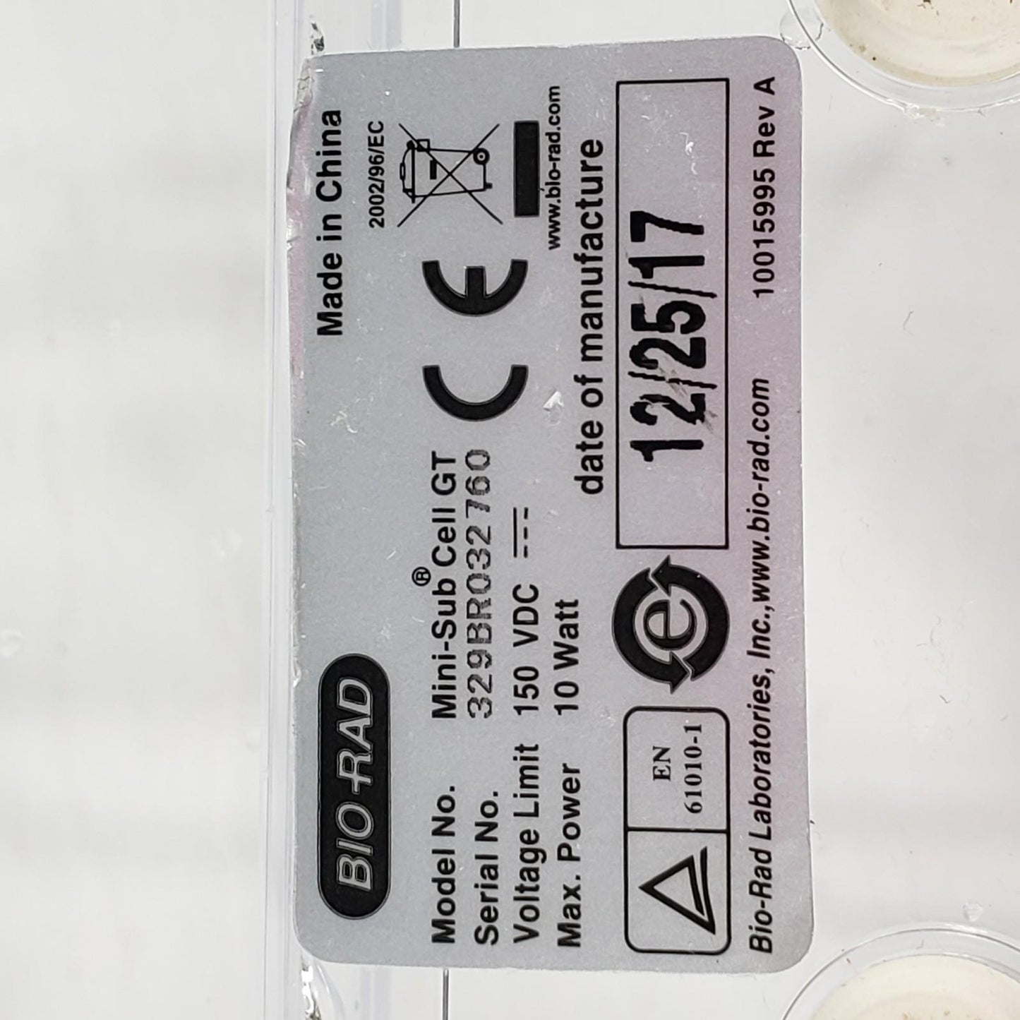 TESTED Bio-Rad PowerPac Basic Tabletop Electrophoresis System w 2 Mini-sub Cells