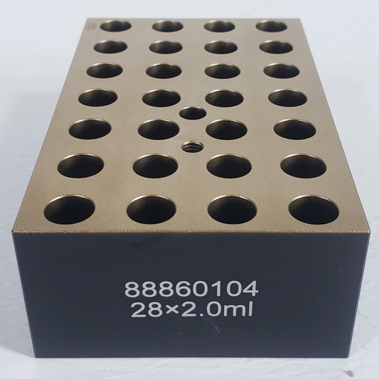 Fischer Scientific 88860104 28x2.0mL Block For Drybaths L 4 7/8" W 3" H 1 1/2"