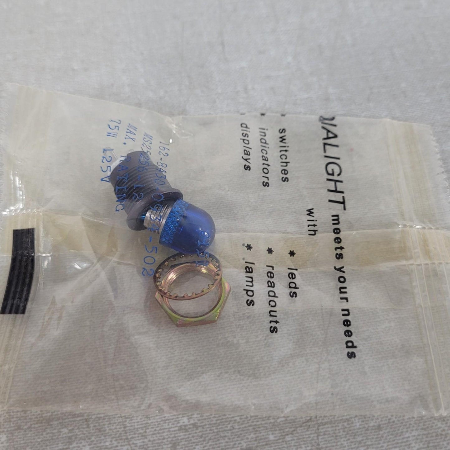 Dialight 162-8430-0934-502 LED Panel Indicator 16284300934502 Industrial Light