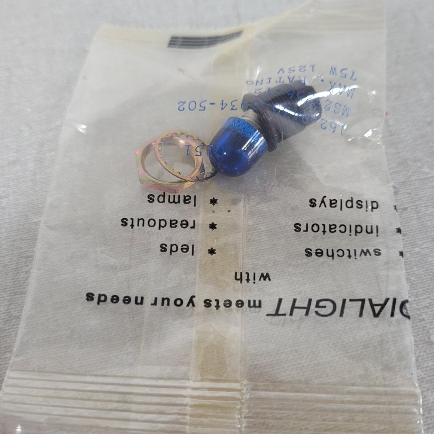 Dialight 162-8430-0934-502 LED Panel Indicator 16284300934502 Industrial Light