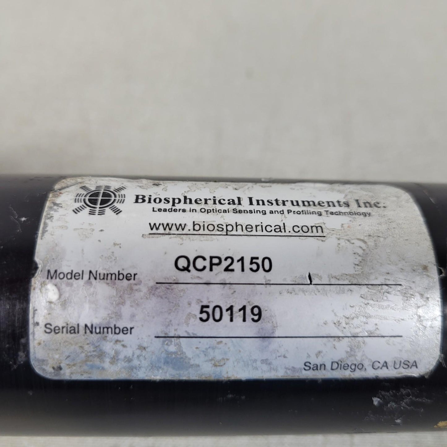 BIOSPHERICAL INSTRUMENTS INC. QCP2150 Quantum Cosine Profiler Serial #: 50119