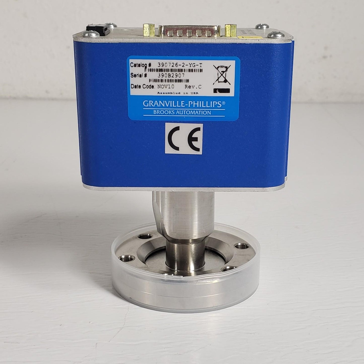 TESTED: MKS Granville-Phillips 390726-2-YG-T Ultra High Vacuum Gauge 24V DN35CF