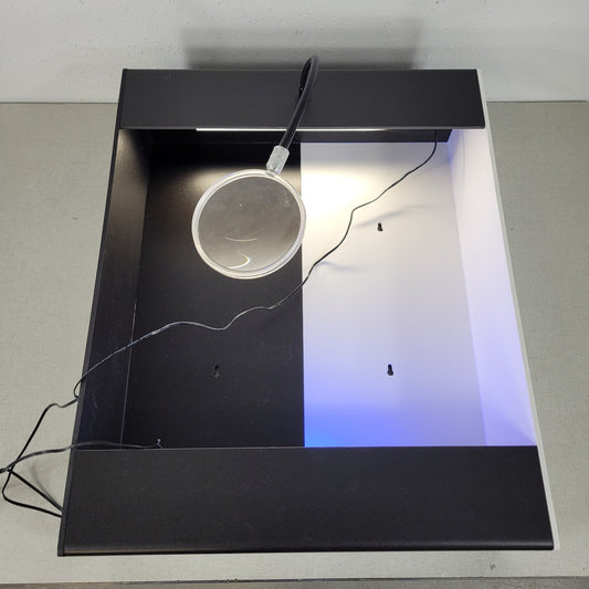UNBRANDED Inspection Viewing Cabinet 24 1/2"x20"x7" with two LED Light Sources