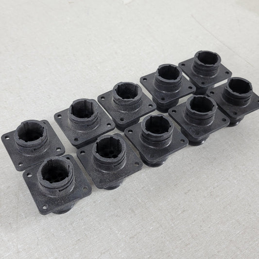 10 Units TE Connectivity 206705-1 9-Pin Circular Connector Housing Plug