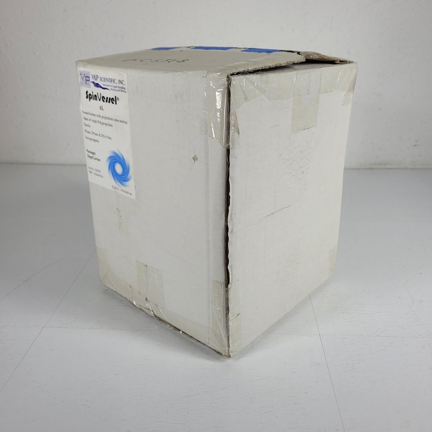 V&P SCIENTIFIC VP830SV6L SpinVessel 6 Liter Round Bottom with Projections
