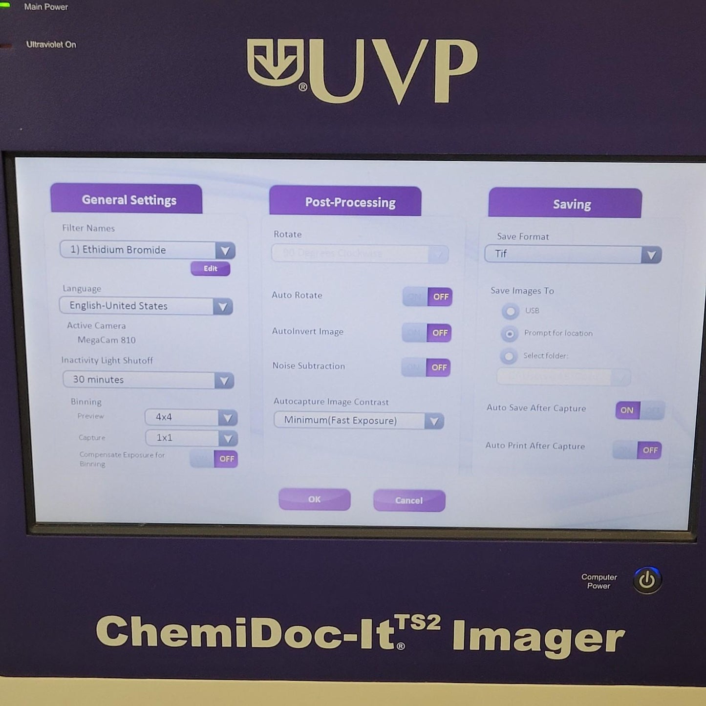 TESTED UVP ChemiDoc-It TS2 Touch Screen Digital Chemiluminescent Blot Imager
