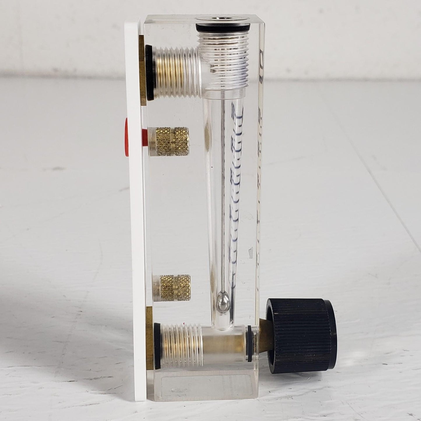 Cole Parmer 2A18 Clear Acrylic Flowmeter 10-100 Liters Per Min 150°F Max Temp