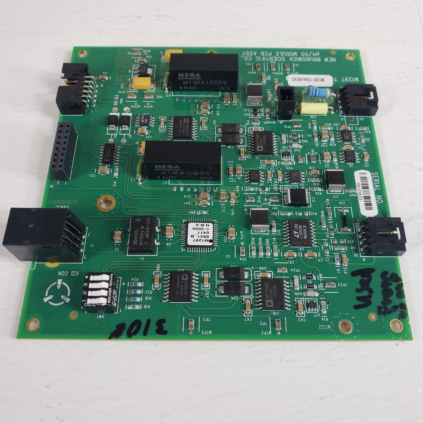 New Brunswick Sci 310 pH/DO PCB ASSY Circuit Board 4-20mA Eppendorf M1297-7004