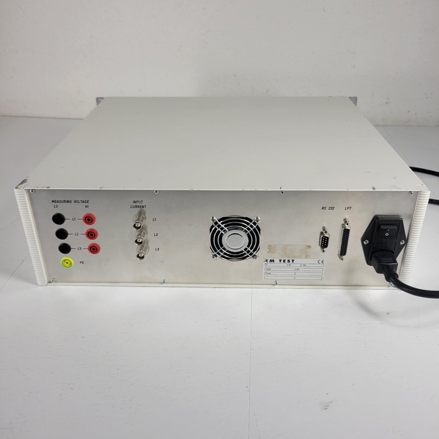 EM TEST DPA 503 Digital Power Analyzer 3 Phase Harmonics Flicker Test Meter