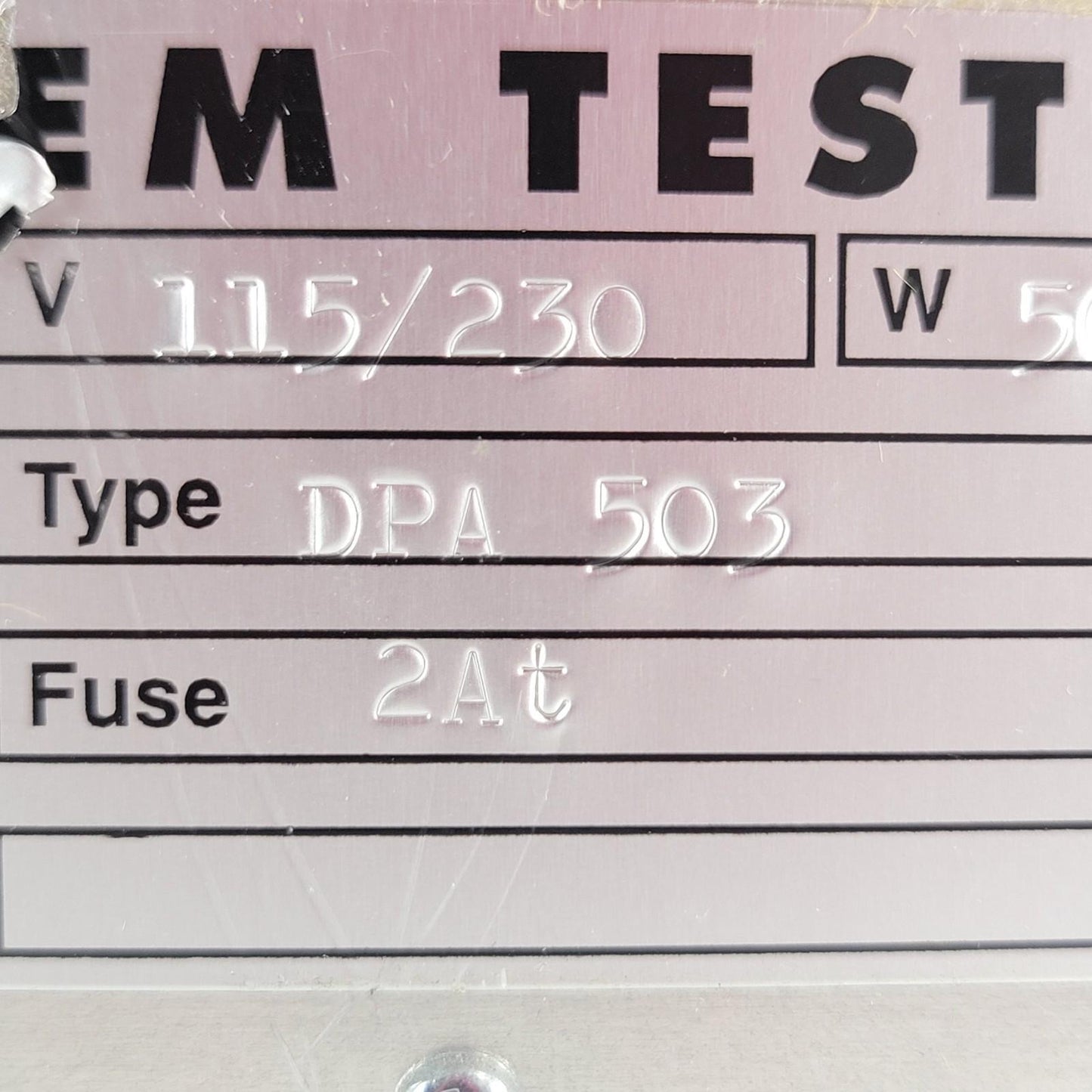 EM TEST DPA 503 Digital Power Analyzer 3 Phase Harmonics Flicker Test Meter