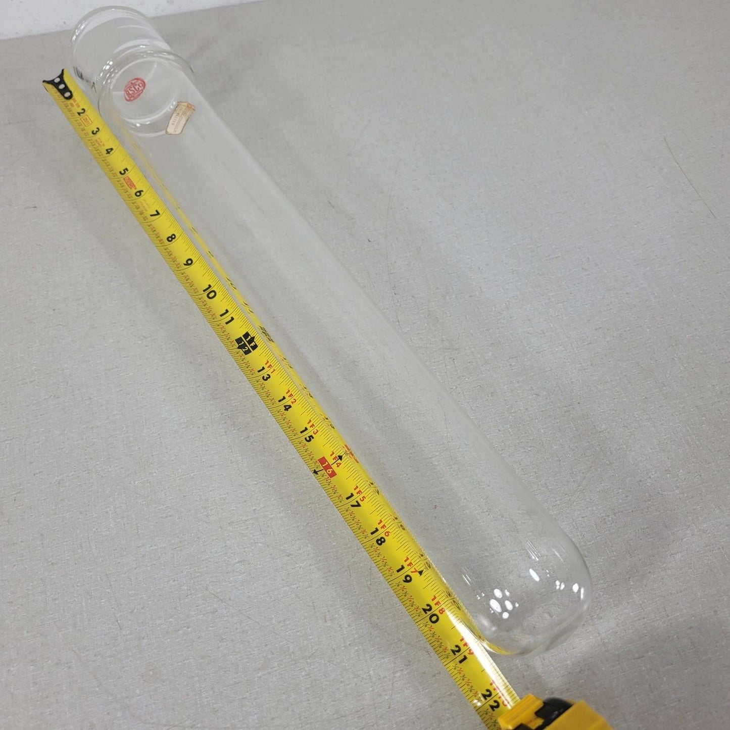 Vintage RSCO Laboratory Glass Immersion Well Cold Finger Insert Large Joint 22"