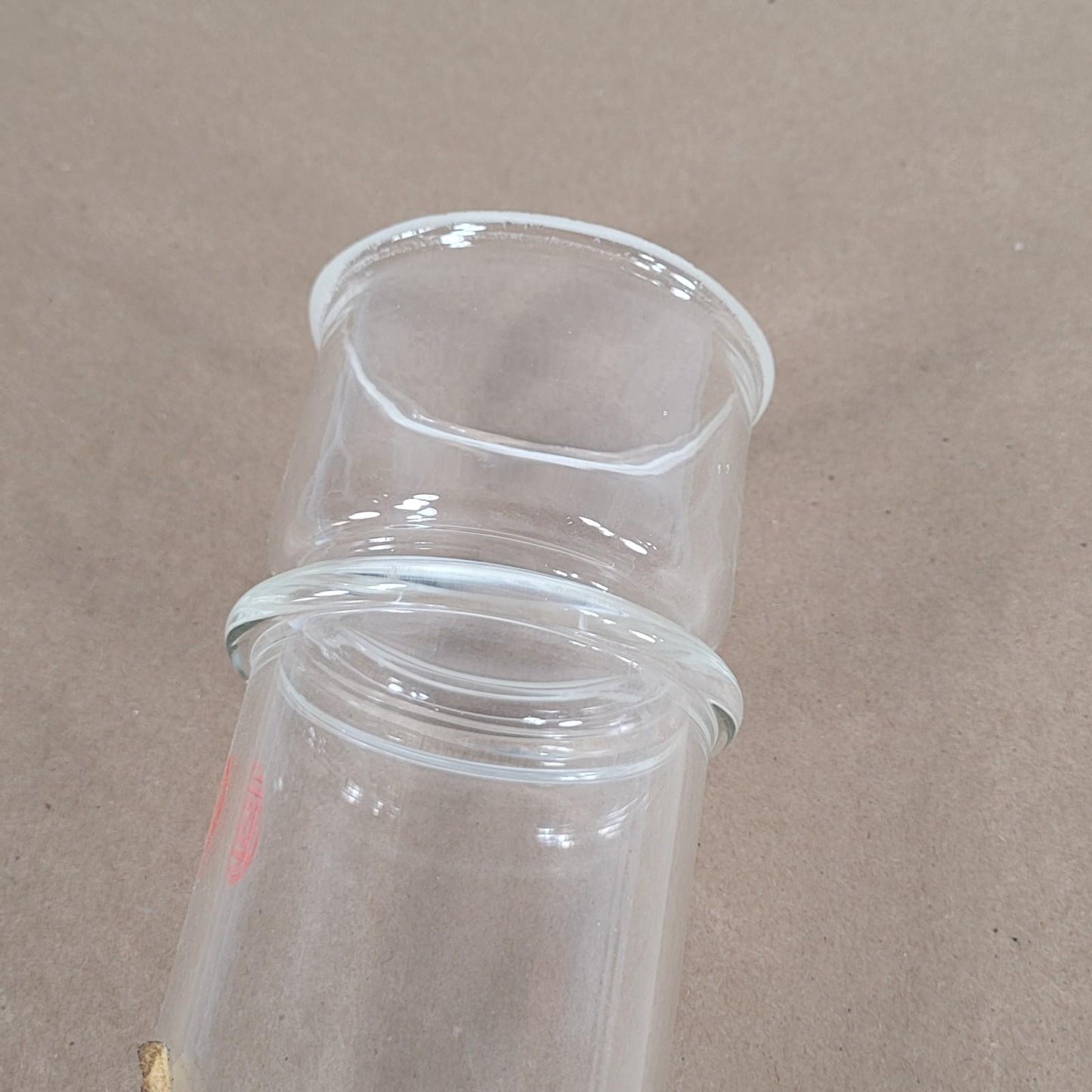 Vintage RSCO Laboratory Glass Immersion Well Cold Finger Insert Large Joint 22"
