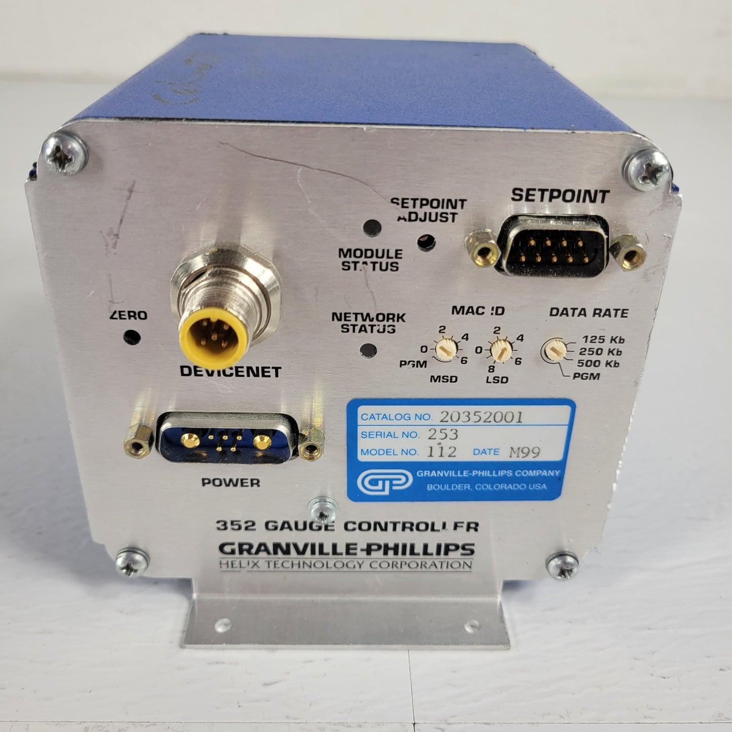 Granville-Phillips Helix 20352001 352 Vacuum Gauge Controller Stabil-Ion Convect