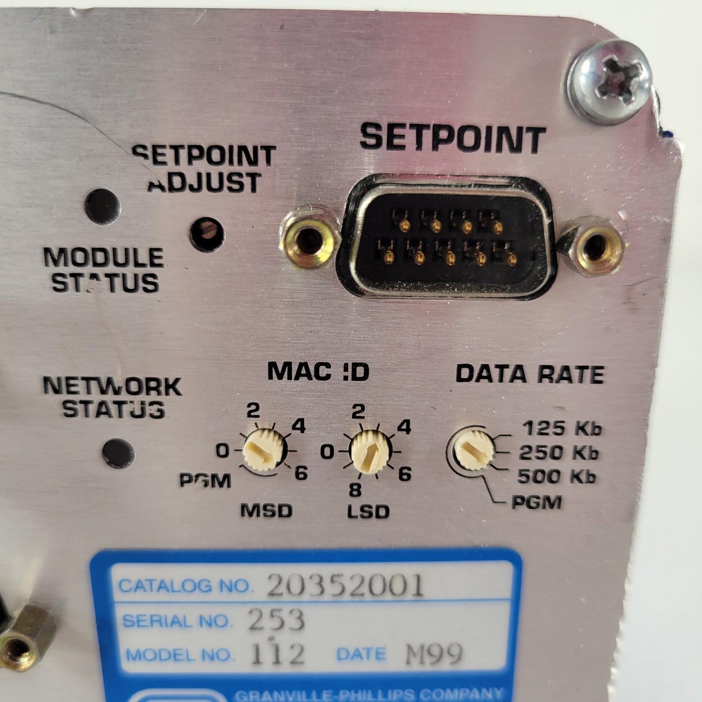 Granville-Phillips Helix 20352001 352 Vacuum Gauge Controller Stabil-Ion Convect