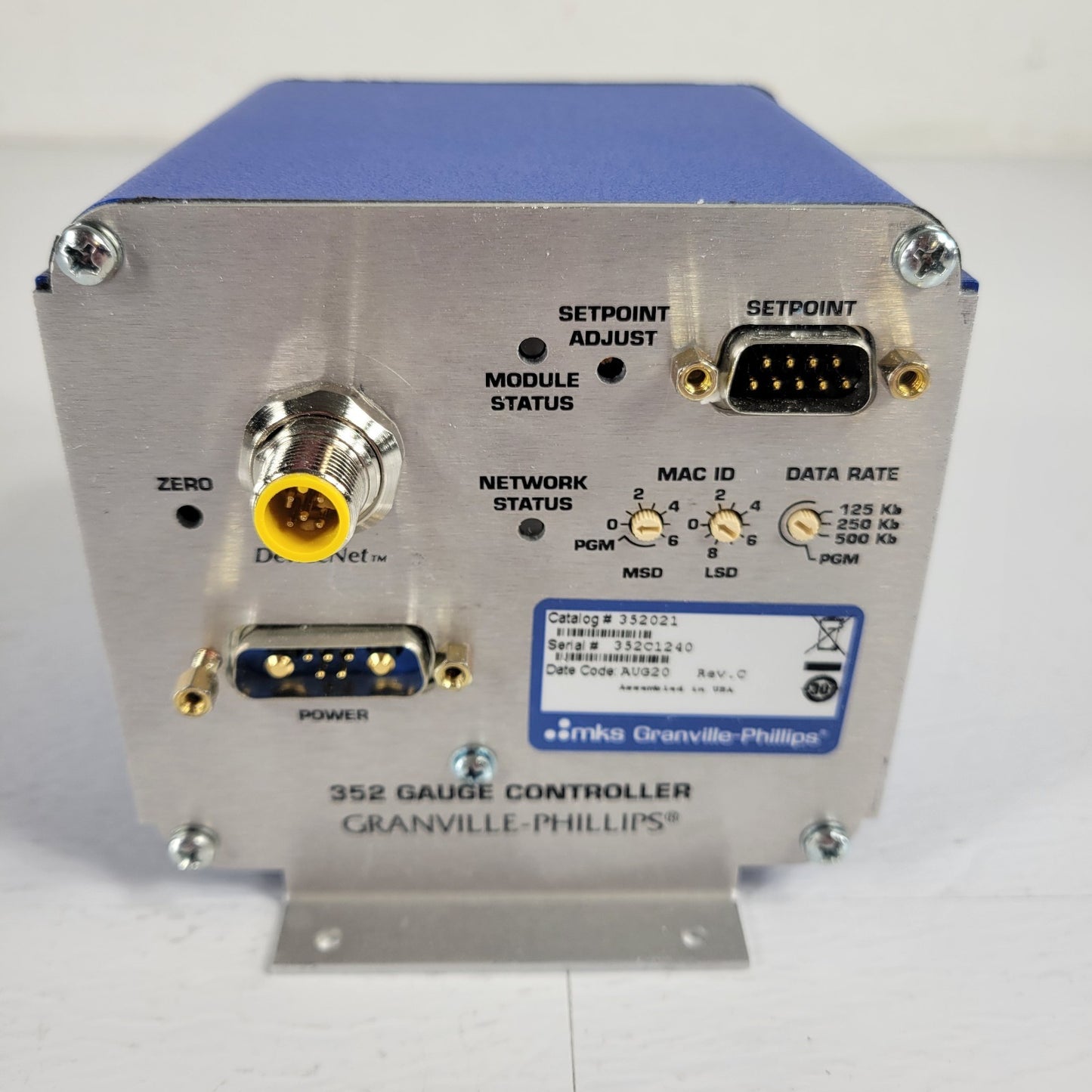 MKS GRANVILLE-PHILLIPS 352021 352 Vacuum Gauge Controller with DeviceNet Connect