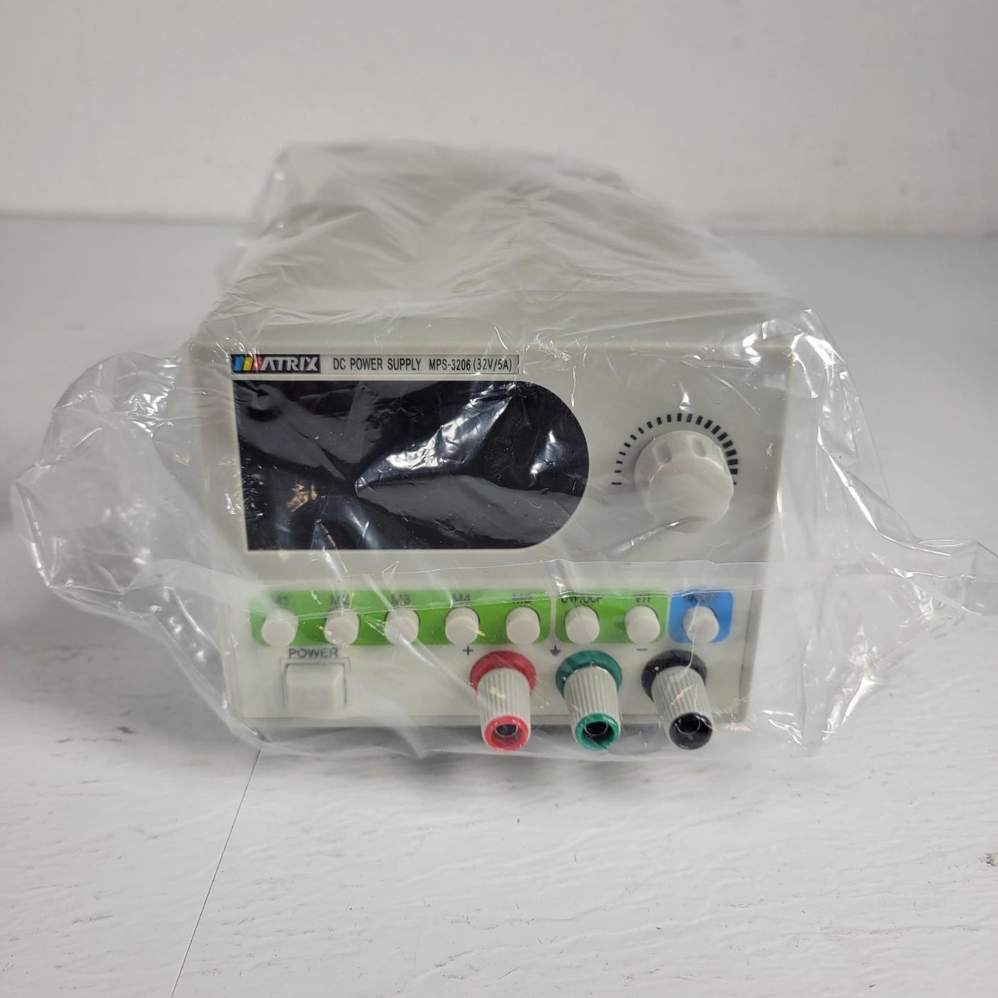 Matrix MPS-3206 DC Power Supply (32V-6A) with Power Cable and Connectors