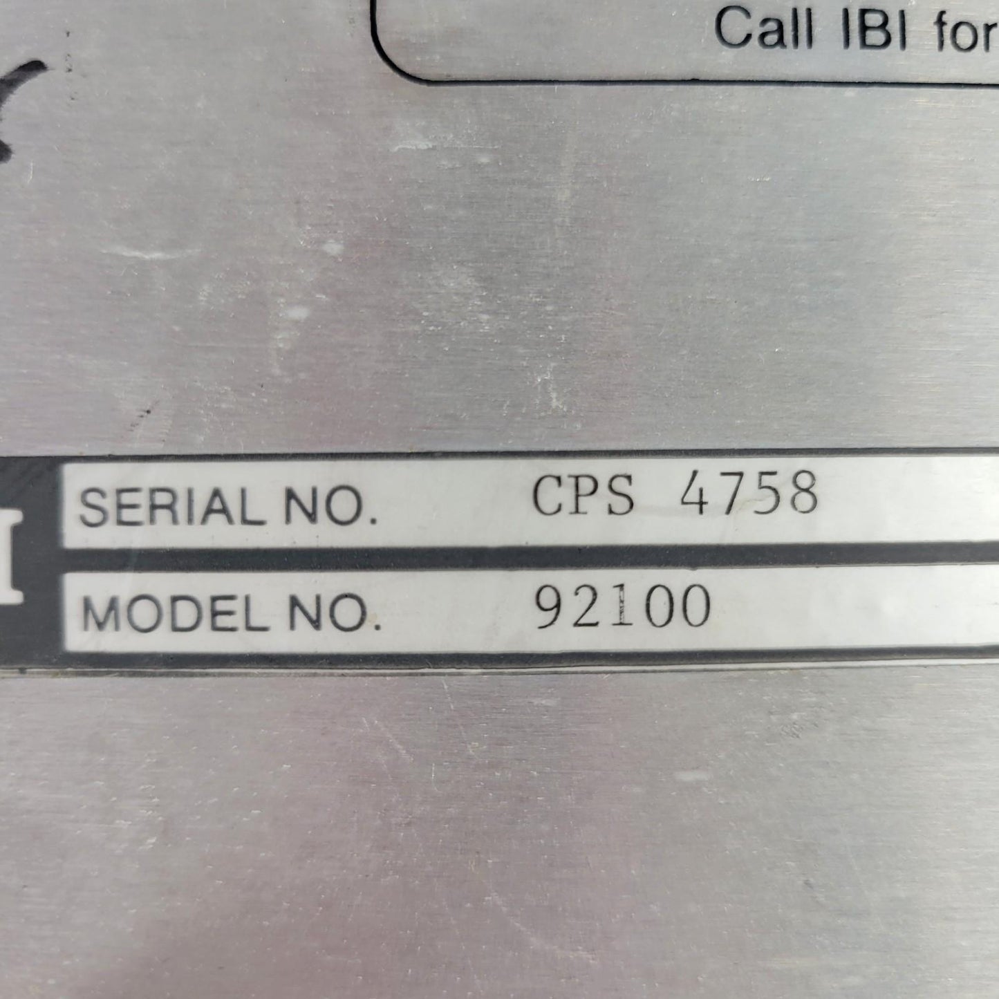 IBI 92100 CPS 500 Compact DC Power Supply 25-150V, 0-500mA, 0-30W